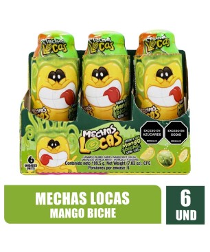 MECHAS LOCAS MANGO BICHE X 6UND