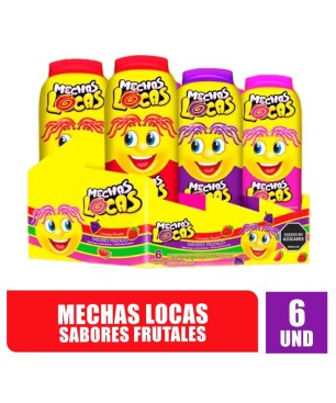 MECHAS LOCAS SURTIDAS X 6UND
