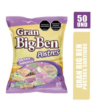 CARAMELO GRAN BIG BEN POSTRES X 50UND