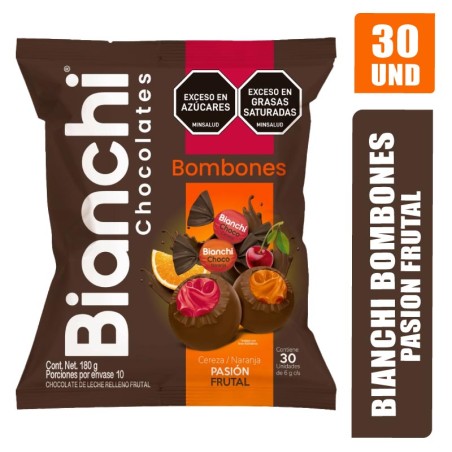 MINI BOMBONES BIANCHI PASIÓN FRUTAL X 30UND
