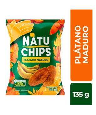 NATUCHIPS PLATANO MADURO X 135GR
