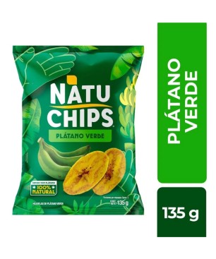NATUCHIPS PLATANO VERDE X 135GR