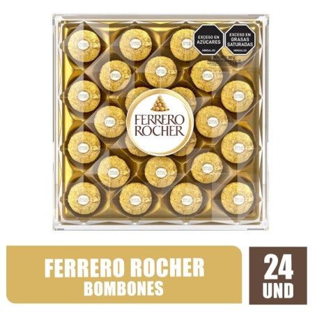 CHOCOLATE FERRERO ROCHER DIAMANTADA X 24UND