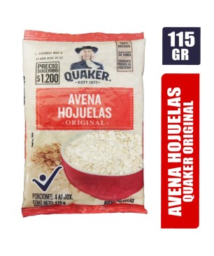 AVENA HOJUELA QUAKER X 115GR
