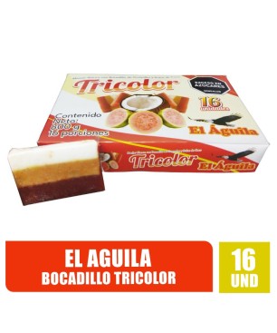 BOCADILLO TRICOLOR ÁGUILA X 16UND