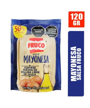 MAYONESA FRUCO DOYPACK X 120GR