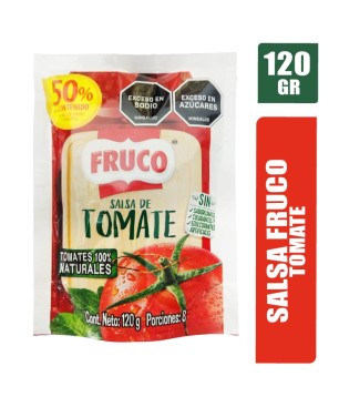 SALSA TOMATE FRUCO DOYPACK X 120GR