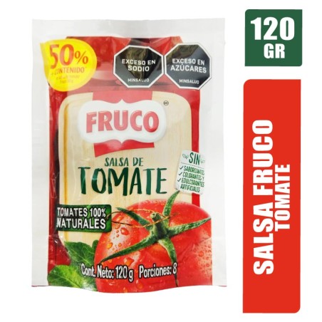 SALSA TOMATE FRUCO DOYPACK X 120GR