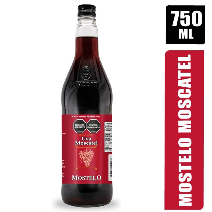 VINO MOSTELO MOSCATEL X 750ML