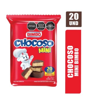 PONQUÉ CHOCOSO MINI 20GR X 20UND