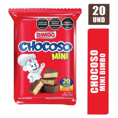 PONQUÉ CHOCOSO MINI 20GR X 20UND