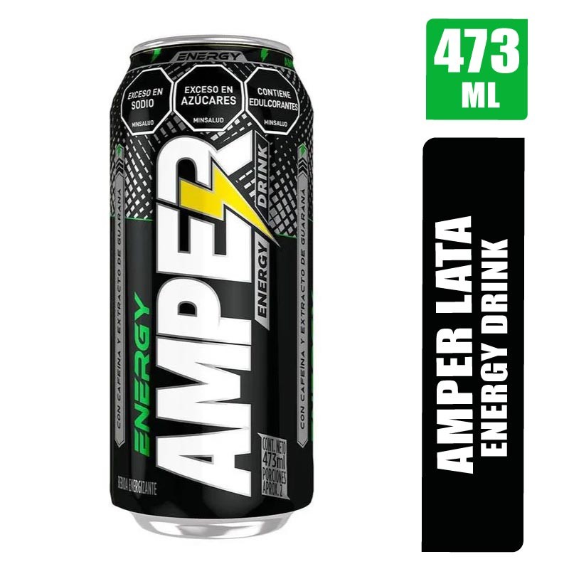 BEBIDA ENERGIZANTE AMPER ENERGY DRINK X 473ML