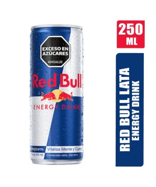 BEBIDA ENERGIZANTE RED BULL X 250ML