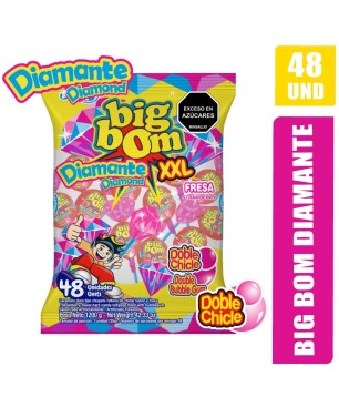 CHUPETA XXL BIG BOM DIAMANTE X 48UND