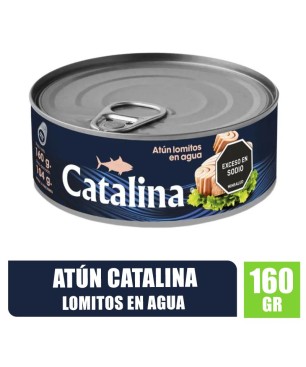 ATÚN CATALINA LOMITOS EN AGUA X 160GR