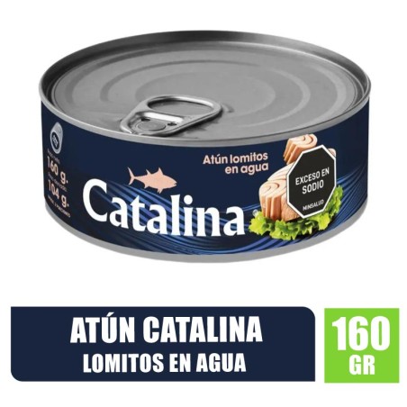ATÚN CATALINA LOMITOS EN AGUA X 160GR