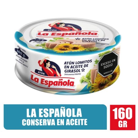 ATUN LOMITOS ESPAÑOLA EN ACEITE X 160GR