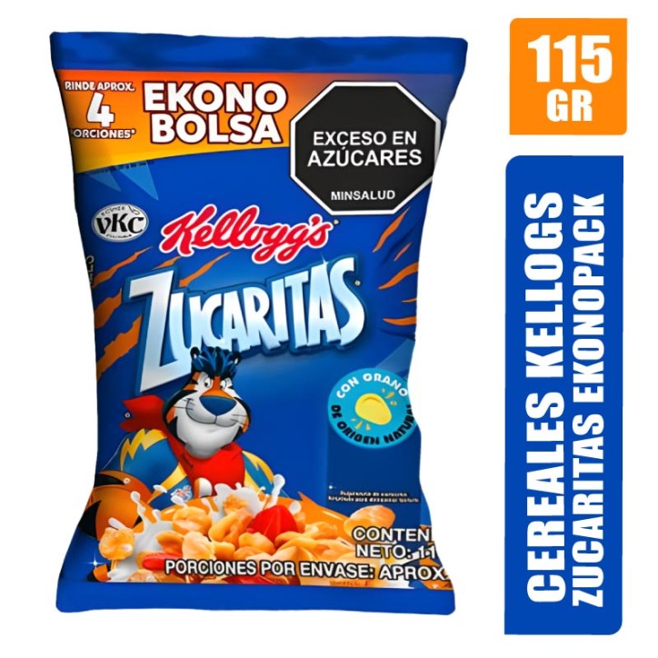 CEREAL ZUCARITAS PAKETON X 115GR