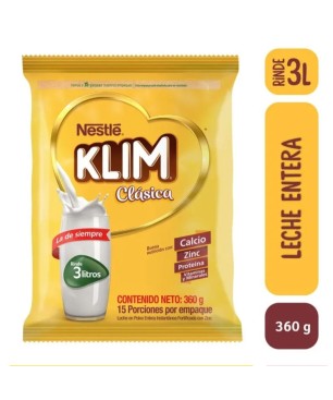 LECHE EN POLVO KLIM FORTIFICADA X 360GR