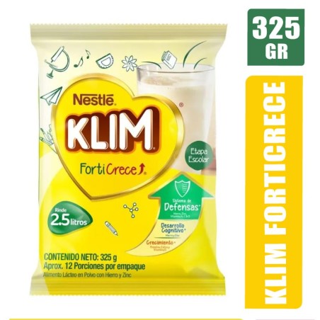 LECHE EN POLVO KLIM FORTICRECE X 325GR