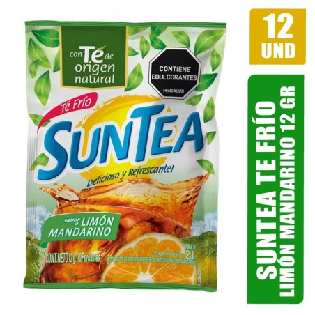REFRESCO SUNTEA LIMÓN MANDARINO 12GR X 12UND