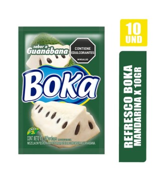 REFRESCO BOKA GUANABANA 10GR X 10UND