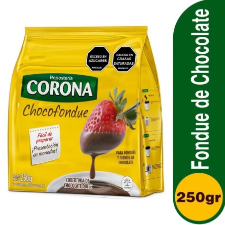 COBERTURA CORONA CHOCOFONDUE X 250GR