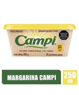 MARGARINA CON SAL CAMPI X 250GR