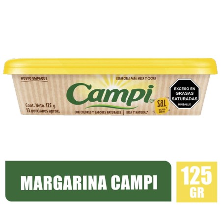 MARGARINA CON SAL CAMPI X 125GR