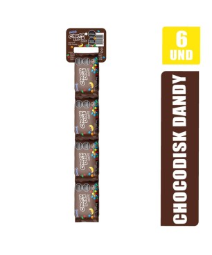 CHOCOLATE CHOCODISK TIRA DANDY X 6UND