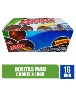 BOLITAS DE MAÍZ CHOKIS 19GR X 16UND
