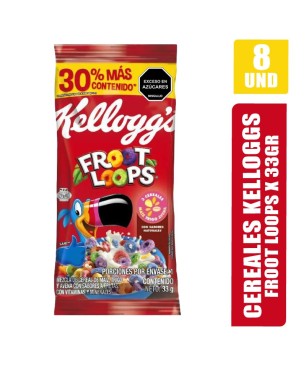 KELLOGGS FROOT LOOPS 33GR X 8UND