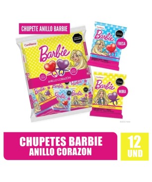 CARAMELO BARBIE ANILLOS X 12UND