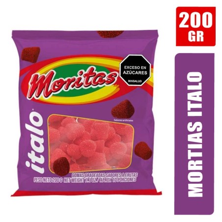 GOMAS MORITAS ITALO X 200GR
