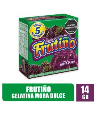 GELATINA FRUTIÑO MORA DULCE X 14GR