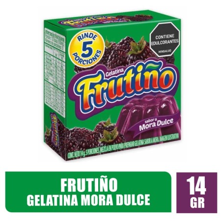 GELATINA FRUTIÑO MORA DULCE X 14GR