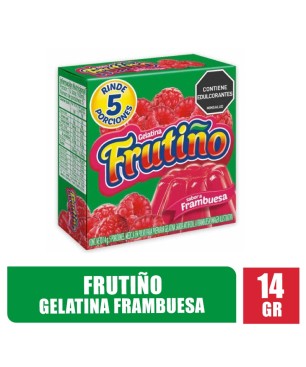 GELATINA FRUTIÑO FRAMBUESA X 14GR