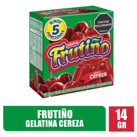 GELATINA FRUTIÑO CEREZA X 14GR