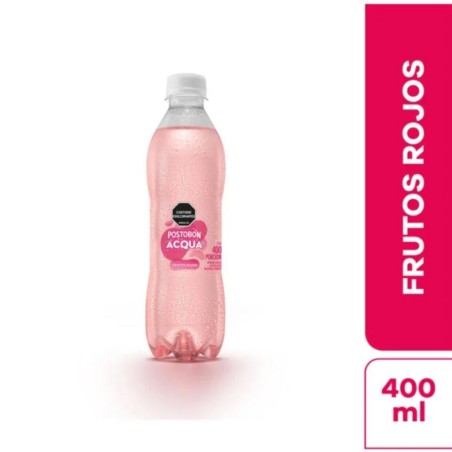 POSTOBÓN ACQUA FRUTOS ROJOS PET X 400ML