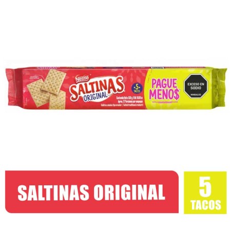GALLETAS SALTINAS 5 TACOS X 530GR