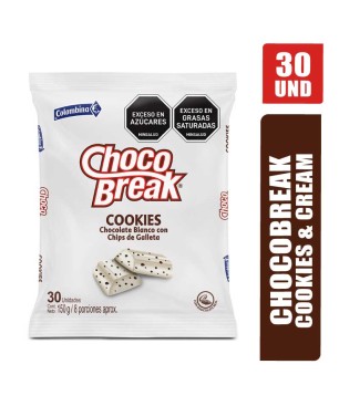 CHOCOLATE CHOCOBREAK COOKIES X 30UND