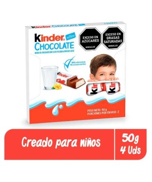 CHOCOLATINA KINDER BARRA X 4UND