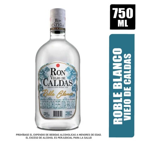 RON VIEJO DE CALDAS ROBLE BLANCO X 750ML