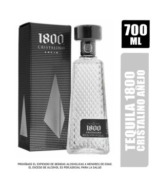 TEQUILA 1800 CRISTALINO X 700ML