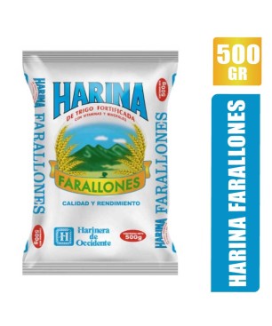HARINA DE TRIGO FARALLONES X 500GR
