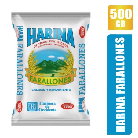 HARINA DE TRIGO FARALLONES X 500GR