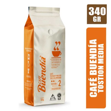CAFÉ BUENDIA MOLIDO TOSTION MEDIA X 340GR