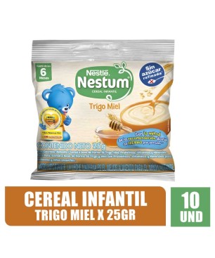 CEREAL NESTUM TRIGO MIEL 25GR X 10UND