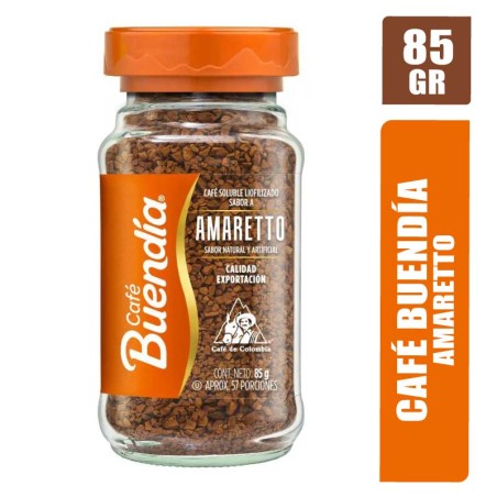 CAFE BUENDIA AMARETO LIOFILIZADO X 85GR