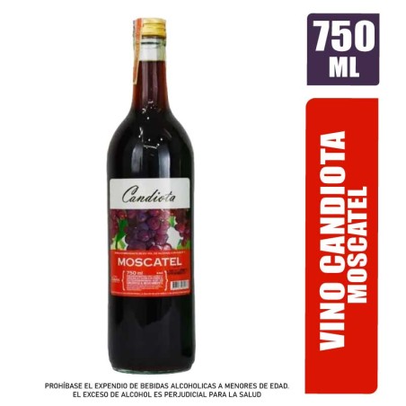 VINO MOSCATEL CANDIOTA 750ML